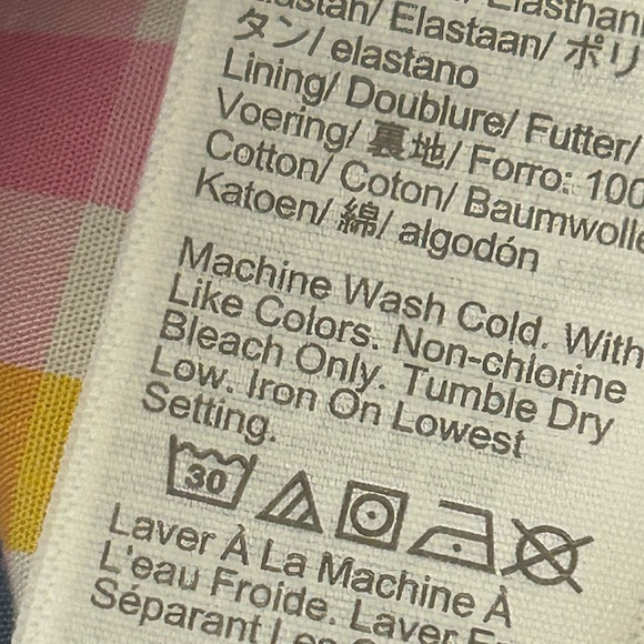 NWT J Crew Factory checked maxi sundress. Size 6. Smocked back, feminine colors - Picture 14 of 16